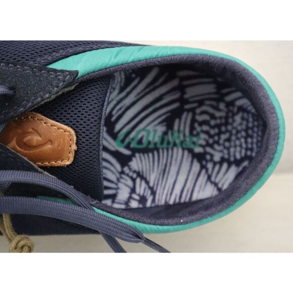 OluKai 10514-548Z Men' s Sz 10.5 Navy Blue/Bamboo Punini Casual Shoes - Picture 7 of 11